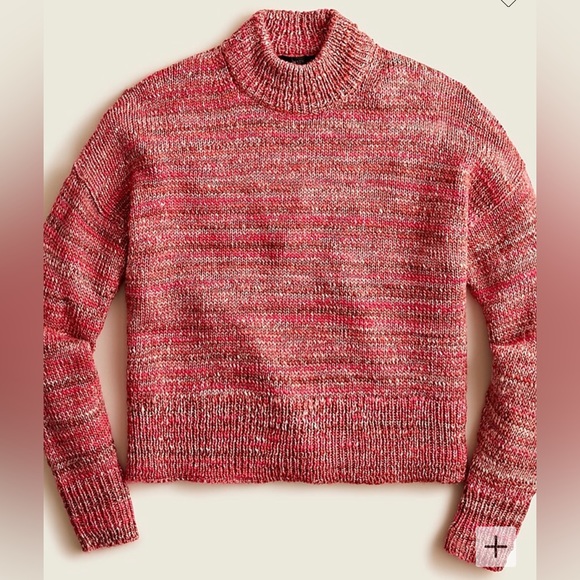 J. Crew Sweaters - J CREW Space Dyed Mock Neck Sweater, Small